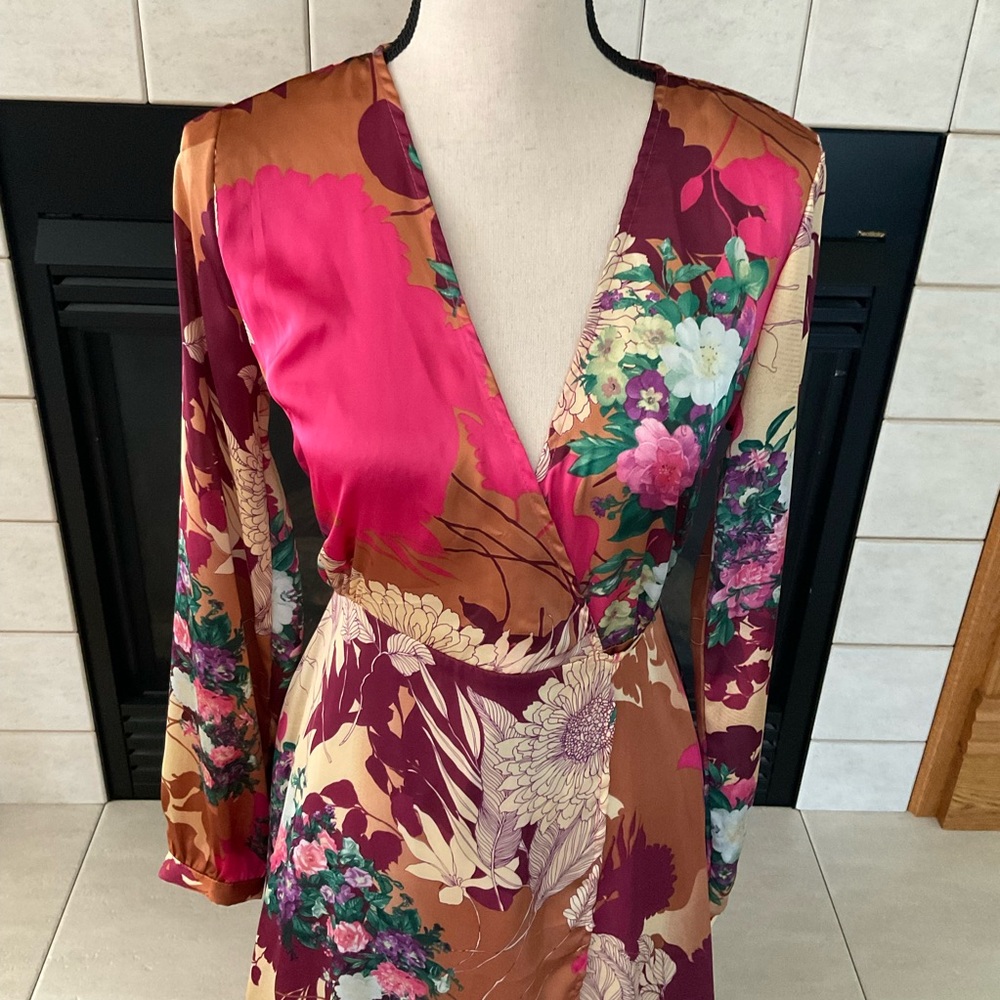 Lulus Floral Print Maxi Dress, Women’s Sz XS - Picture 2 of 12